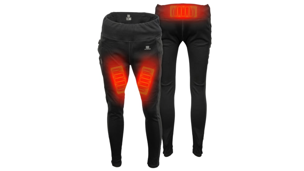 Mobile Warming 7.4V Heated Merino Baselayer Pant - Womens, Black, Medium, MWWP21010321