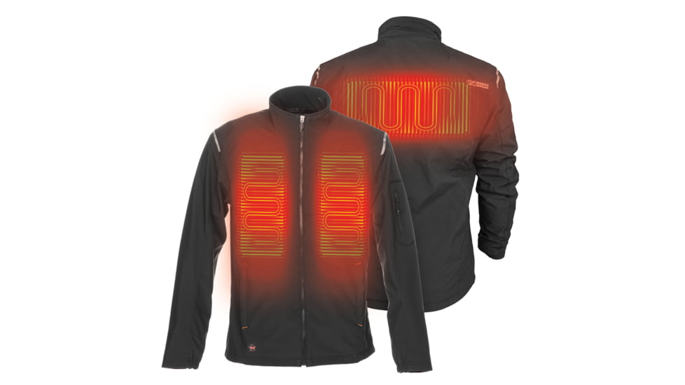 Mobile Warming Alpine Heated 7.4V Bluetooth Jacket - Mens, Black, Large, MWJ19M20-01-04
