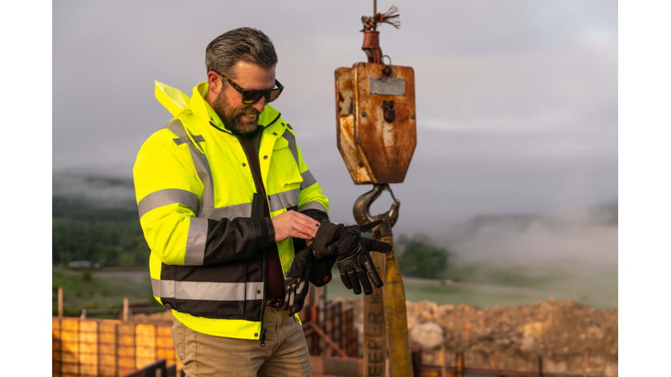 Mobile Warming Hi-Viz Jacket - Mens, Hi-Viz, Extra Large, MWJ19M04-10-05