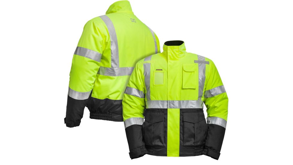 Mobile Warming Hi-Viz Jacket - Mens, Hi-Viz, Extra Large, MWJ19M04-10-05