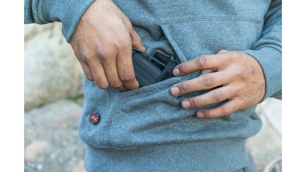 Mobile Warming Phase Hoodie Jacket - Mens, Grey, Large, MWJ19M08-22-04