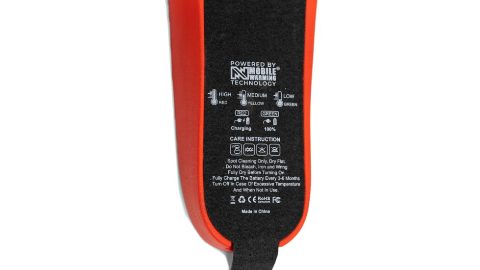 Mobile Warming Premium Bluetooth Heated Insoles, Black, Large, MWUS09010421
