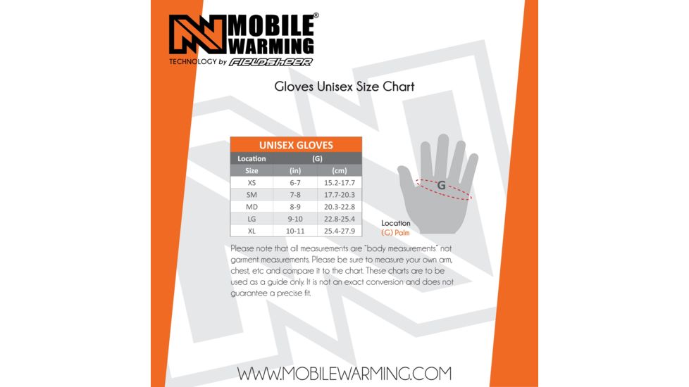 Mobile Warming Storm Heated Glove, Black, Extra Large, MWG19M01-01-05