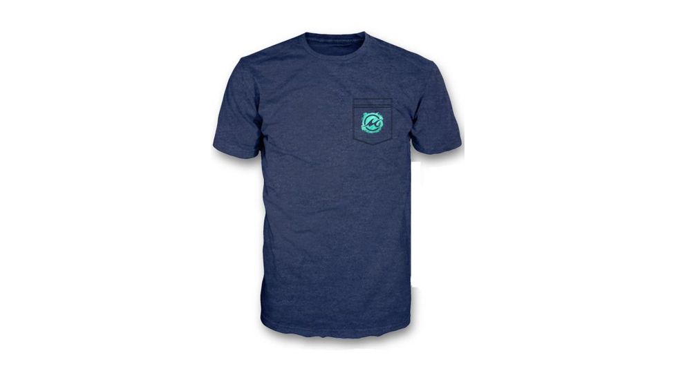 Mojo Sportswear Company Eel Assault Cobia Scene Short Sleeve Pocket T- Shirt - Mens, Nautical Navy, 2XL, NTCN - 2XL - MSCSST