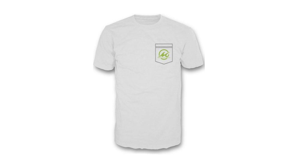 Mojo Sportswear Company Gulp, Slurp, Swallow Bass Scene Short Sleeve Pocket T - Shirt - Mens, White Caps, 2XL, WHTCP - 2XL - MSGSSBST