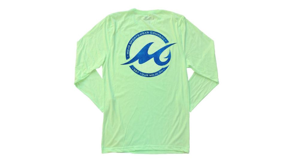 Mojo Sportswear Company Icon Logo Tee Long Sleeve - Mens, Sea Oat, Large Sea Oat - L - Mojo Icon Logo Tee LS