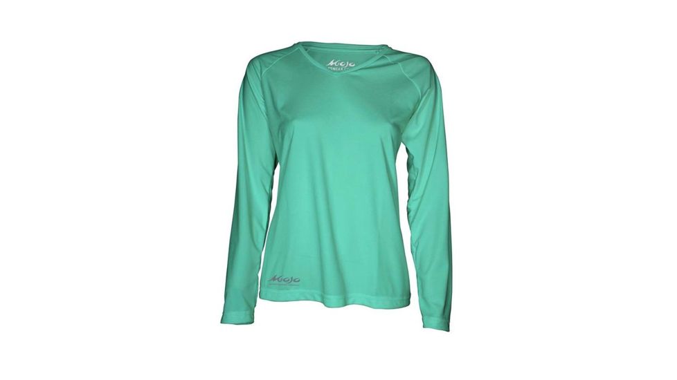 Mojo Sportswear Company Ladies Flats Trio V-Neck Shirt - Womens, Skiff Green, 2XL Skiff Green - 2XL - Ladies Flats Trio V-Neck WRMN