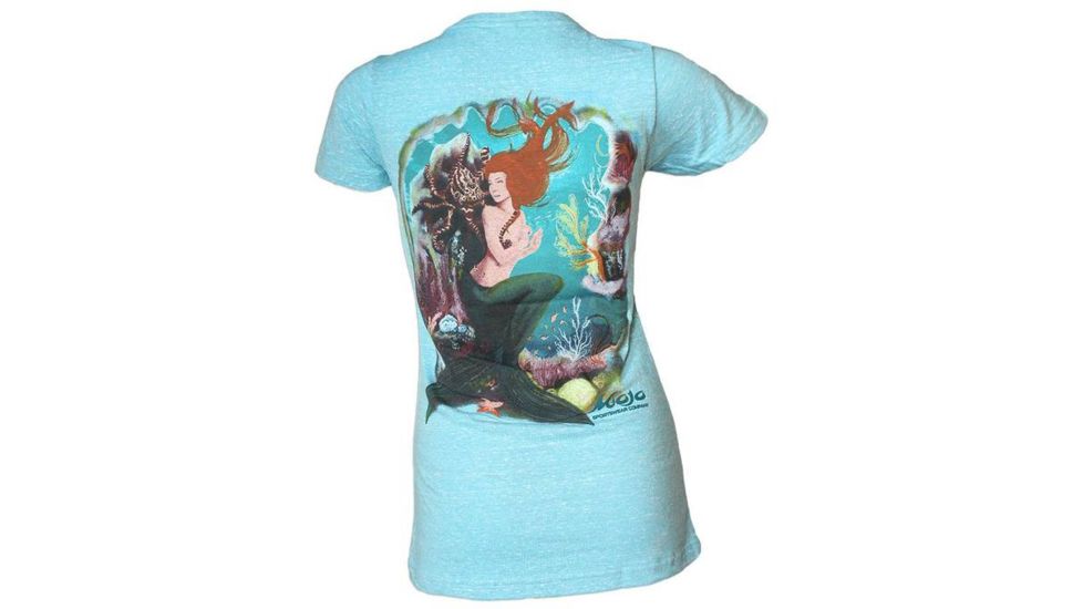 Mojo Sportswear Company Mermaid V-Neck Shirt - Womens, Sea Glass, Extra Large, Sea Glass - XL - MVNT