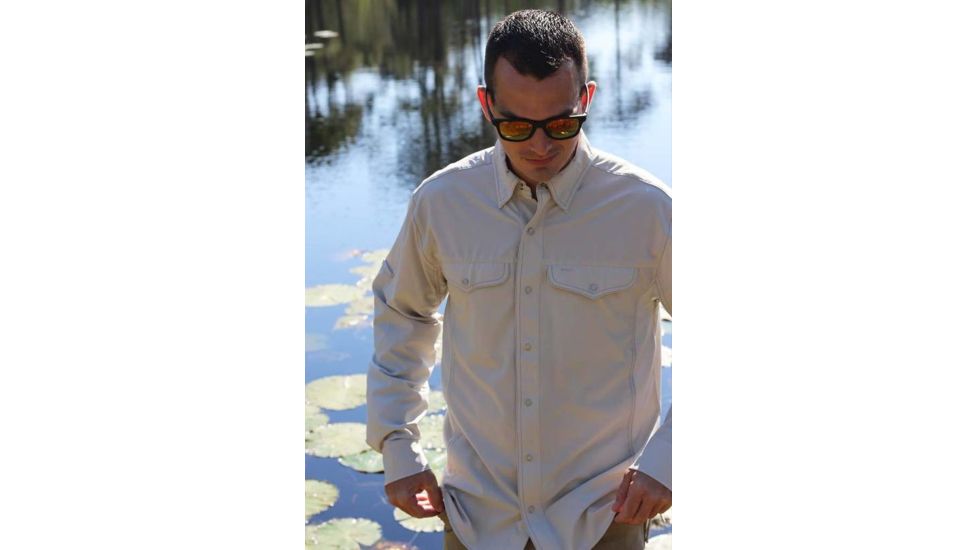 Mojo Sportswear Company Mr. Cool Ultimate Technical Fishing Shirt Long Sleeve - Mens, Dune, Medium, Dune - M - MCUTFSHTLS