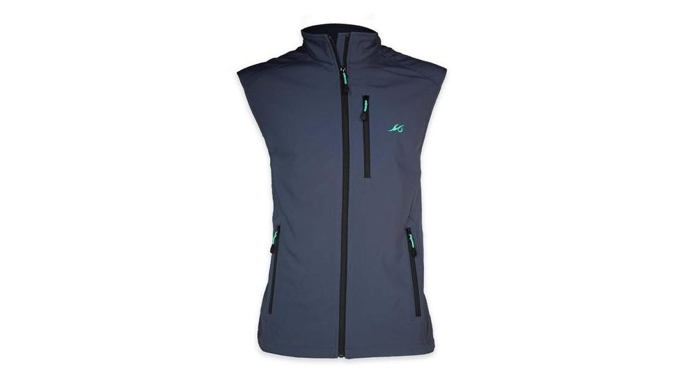 Mojo Sportswear Company Slough Creek Softshell Vest - Mens, Sharkskin Grey, Large, SHRGR - L - SLGSVS