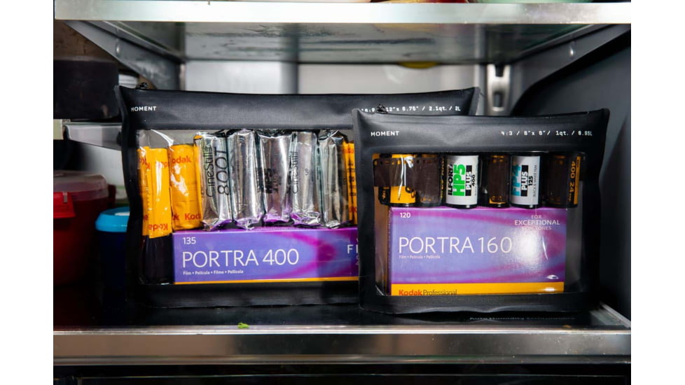 Moment Reusable Travel Film Pouch, Medium, Black, 106-188