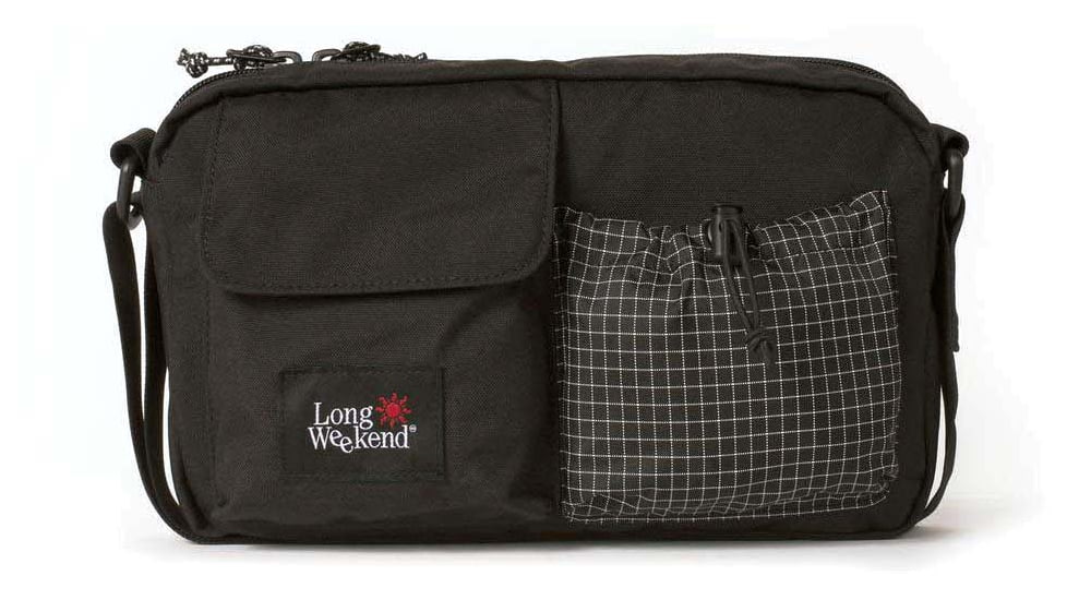 Long Weekend Santa Fe Shoulder Bag, Black, 213-004