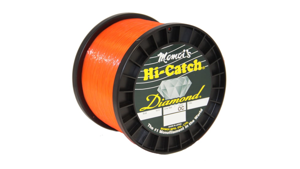 Momoi Hi-Catch Diamond Mono Line 40lb 1000yd Orange Crush, 15040