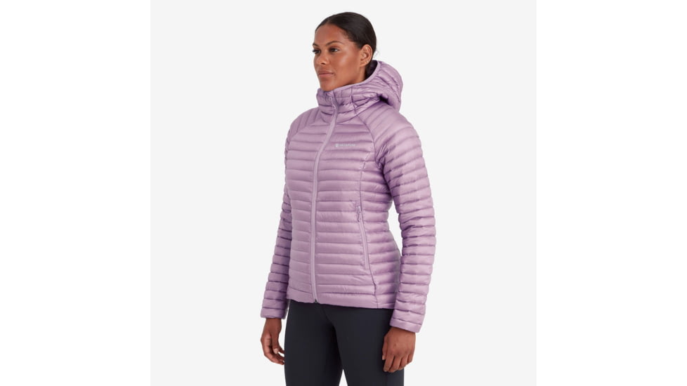Montane Anti-Freeze Lite Hooded Down Jacket - Women, Large, Allium, FAFLHALMN15