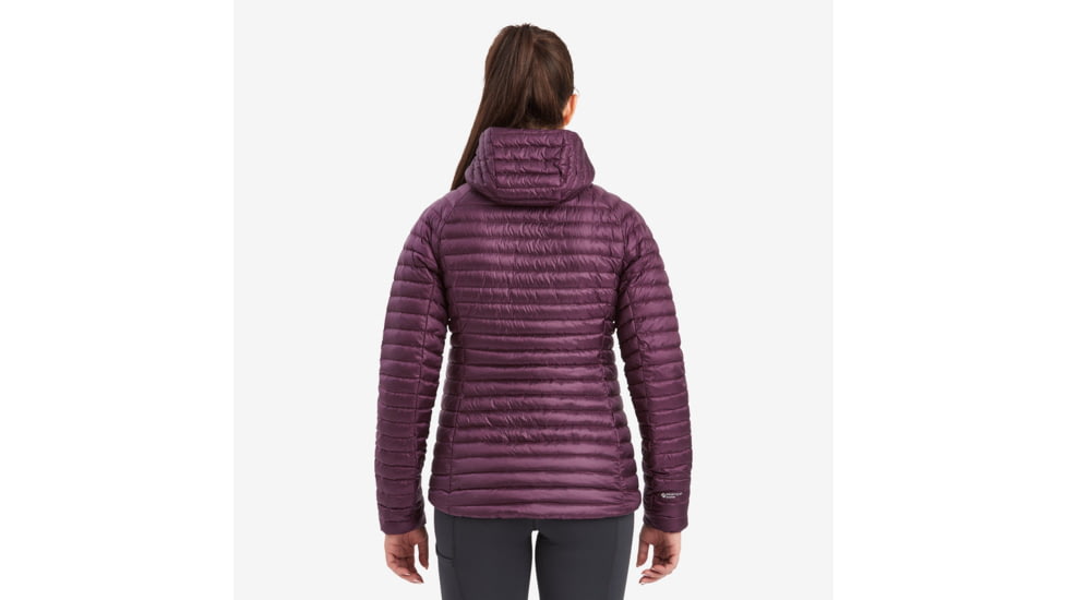 Montane Anti-Freeze Lite Hooded Down Jacket - Women, Small, Saskatoon Berry, FAFLHSASB15