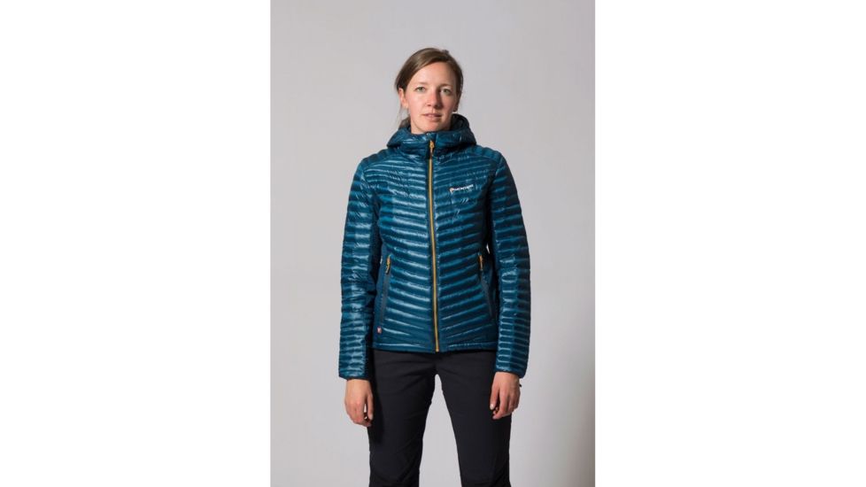 Montane Fem Phoenix Flight Jacket, Narwhal Blue, UK 8/US XS/EUR 34, FPHFJNARA6