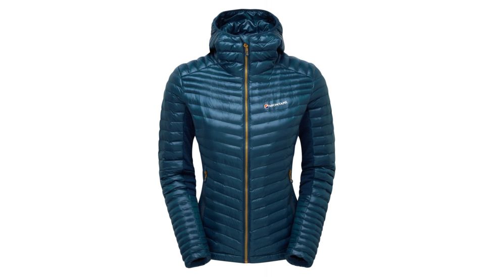 Montane Fem Phoenix Flight Jacket, Narwhal Blue, UK 8/US XS/EUR 34, FPHFJNARA6