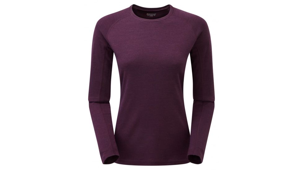 Montane Fem Primino 220 L/S T-Shirt, Saskatoon Berry, UK8/US6/EUR34 FP2LSSASA4