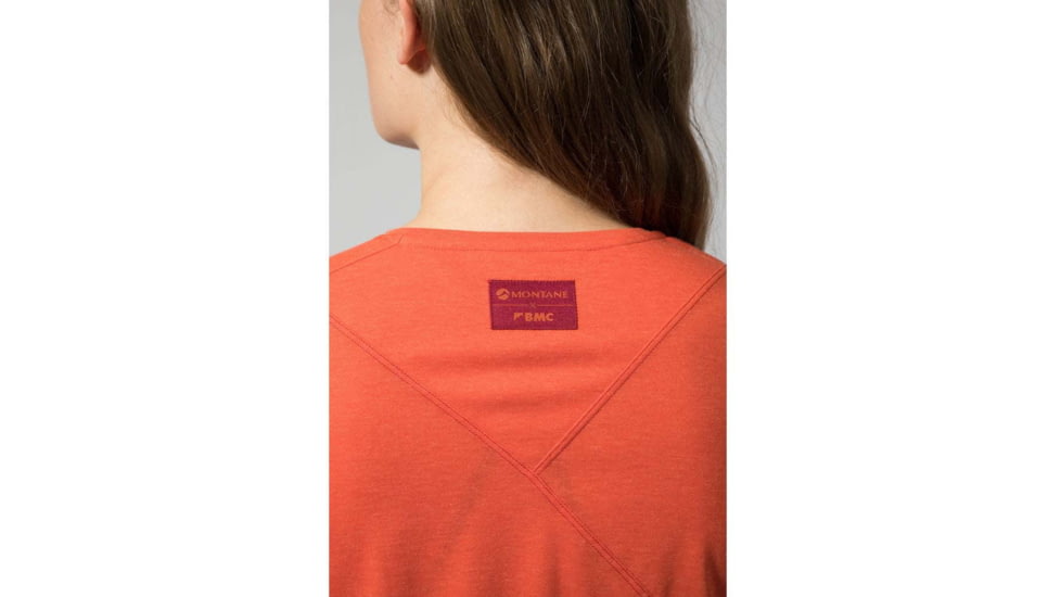 Montane Mono Long Sleeve T-Shirt - Womens, Paprika, Extra Small, FMNLSPAPA09