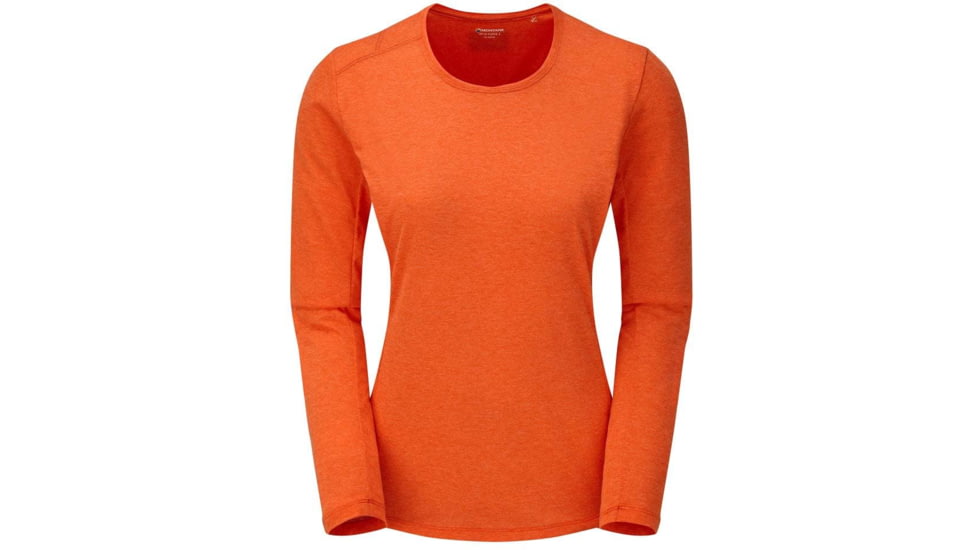 Montane Mono Long Sleeve T-Shirt - Womens, Paprika, Extra Small, FMNLSPAPA09
