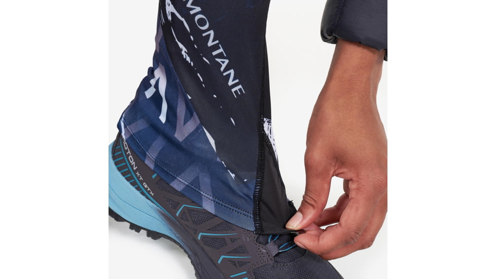 Montane Via Sock-It Gaiter, Black, Medium/Large, ASIGABLAM12