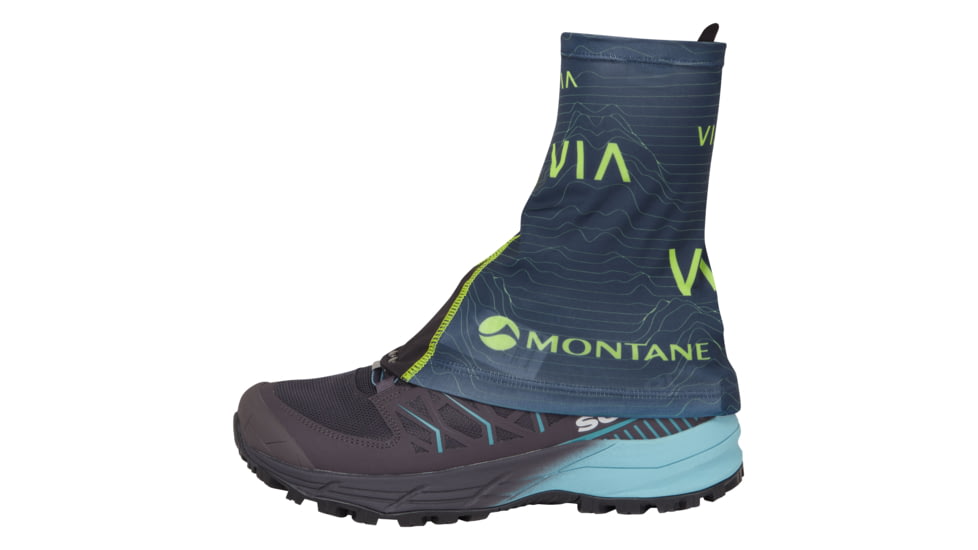 Montane Via Sock-It Gaiter, Narwhal Blue, Small/Medium, ASIGANARB12