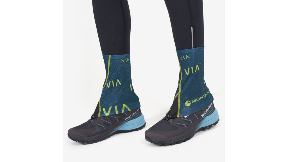 Montane Via Sock-It Gaiter, Narwhal Blue, Small/Medium, ASIGANARB12