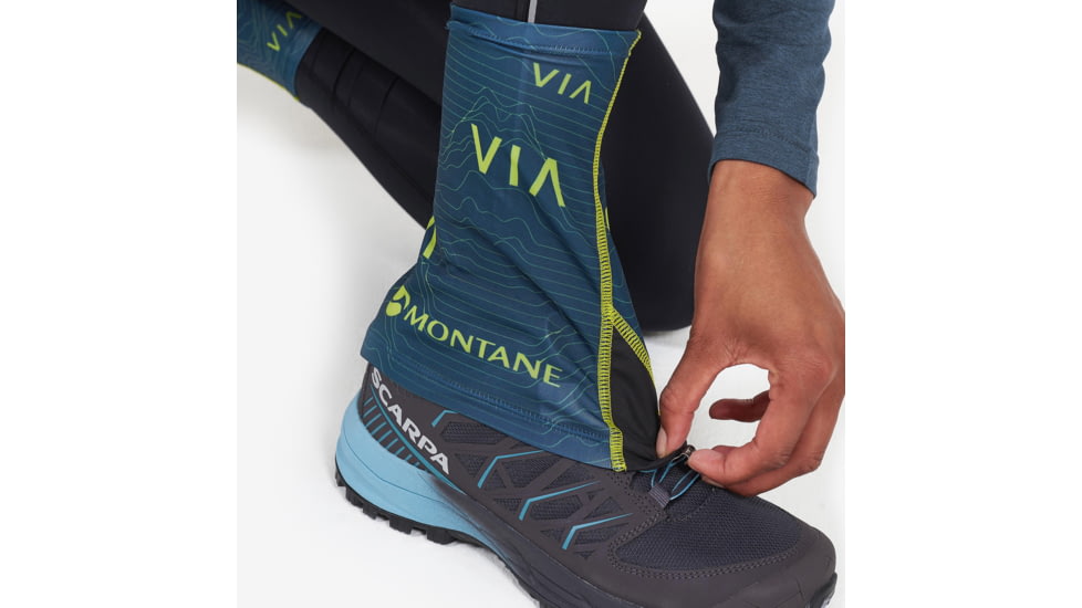 Montane Via Sock-It Gaiter, Narwhal Blue, Small/Medium, ASIGANARB12