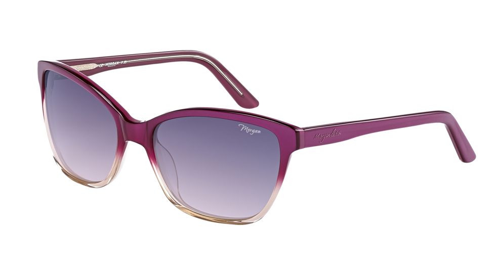 Morgan 207162 Sunglasses, Maroon Frame, Purple Lens-207162-6749