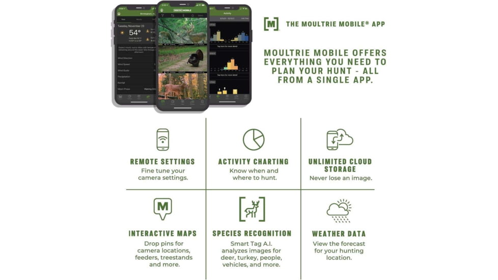 Moultrie Edge 2 Enhanced Trail Camera, Tan, MMC-14123