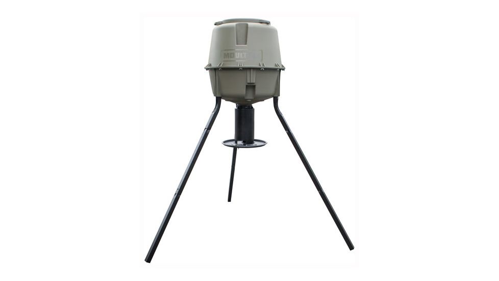 Moultrie Feeders Moultrie Tripod Feeder Dinner Plate Gravity 30 Gallon 5.5'