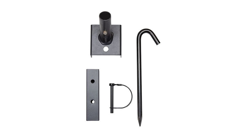 Moultrie Metal Feeder Feet - Gen 2, Black, MFA-15008