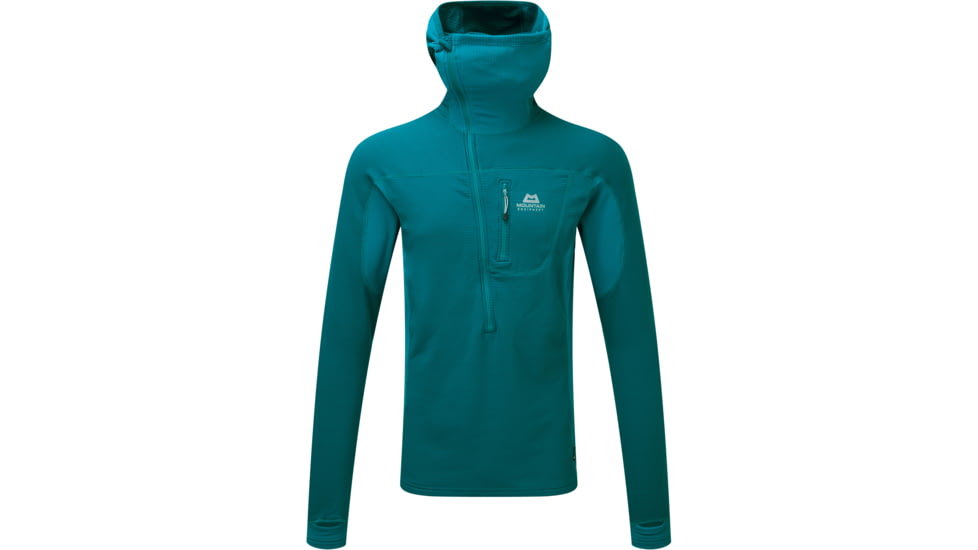Mountain Equipment Eclipse Hooded Zip T, Legion Blue/Tasman, XXLarge, ME-002285-Me-01428-XXL