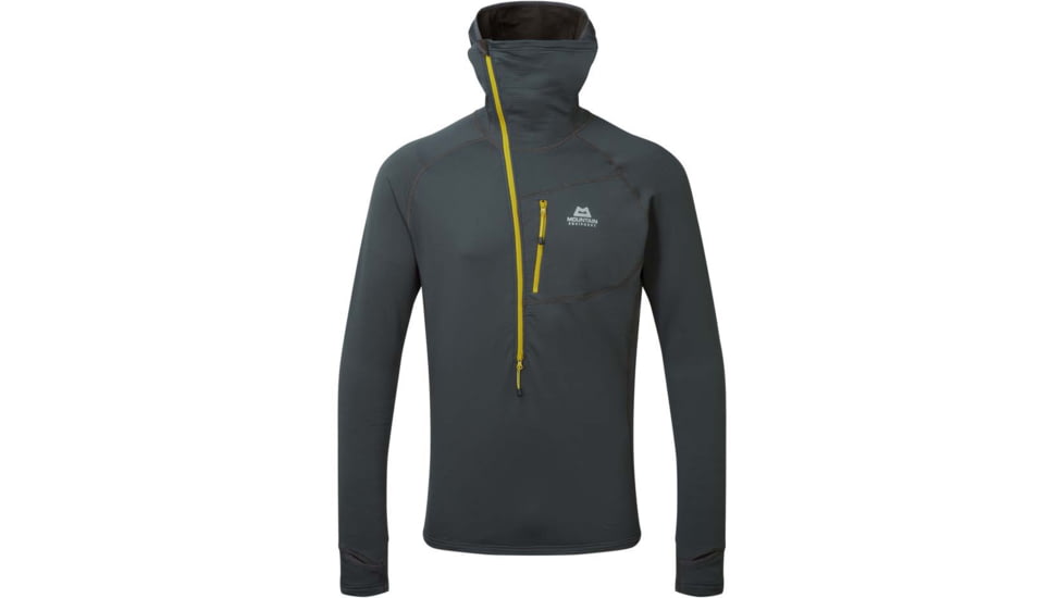 Mountain Equipment Eclipse Hooded Zip Tee - Mens, Anvil Grey, Extra Large, ME-005727-XL-Anvil-Grey