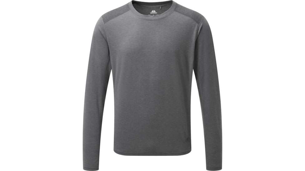 Mountain Equipment Font Long Sleeve Sweater - Mens, Flint/Anvil, 2XL, ME-005373-Flint/Anvil-XXL