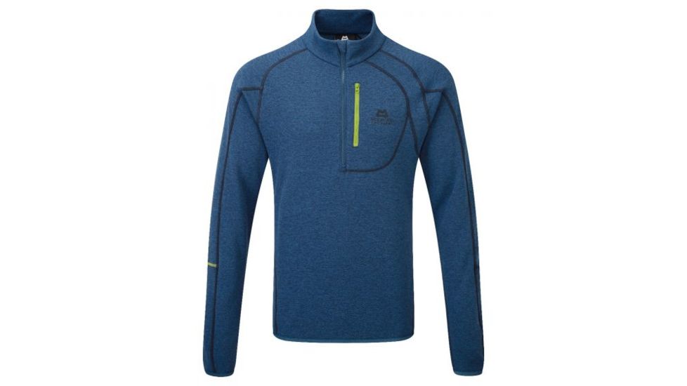 Mountain Equipment Integrity Zip Tee Pullover, Marine, Large 4-2A-L-DEMO