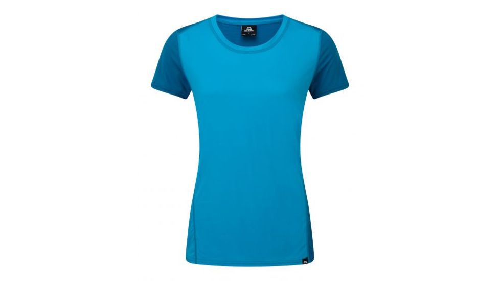 Mountain Equipment Lumen Tee, Digital Blue/Lagoon, Medium 89-4-M-DEMO
