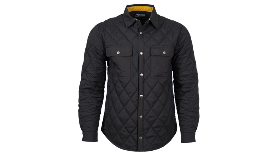 Mountain Khakis Belton Quilted Shirtjac Classic Fit - Mens, Black, XXL, O86001BLACKXXL