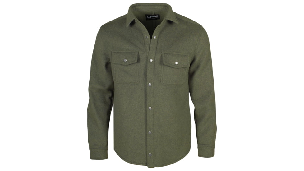 Mountain Khakis Dover Wool Shirtjac Classic Fit - Mens, Forest Moss, XXL, K73301FOREST MOSSXXL