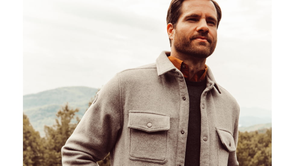 Mountain Khakis Dover Wool Shirtjac Classic Fit - Mens, Forest Moss, XXL, K73301FOREST MOSSXXL