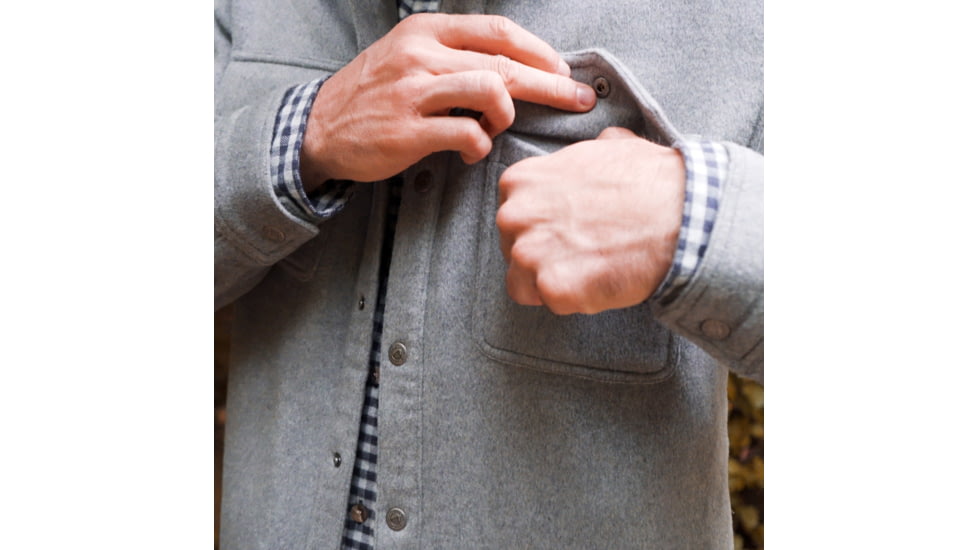 Mountain Khakis Dover Wool Shirtjac Classic Fit - Mens, Forest Moss, XXL, K73301FOREST MOSSXXL