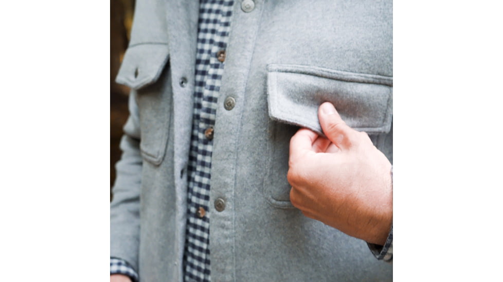 Mountain Khakis Dover Wool Shirtjac Classic Fit - Mens, Forest Moss, XXL, K73301FOREST MOSSXXL