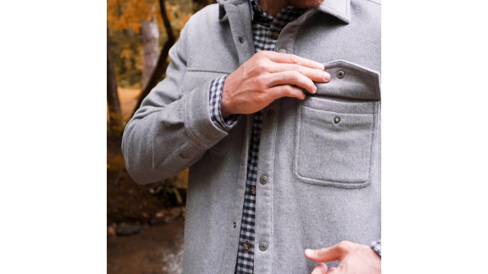 Mountain Khakis Dover Wool Shirtjac Classic Fit - Mens, Forest Moss, XXL, K73301FOREST MOSSXXL