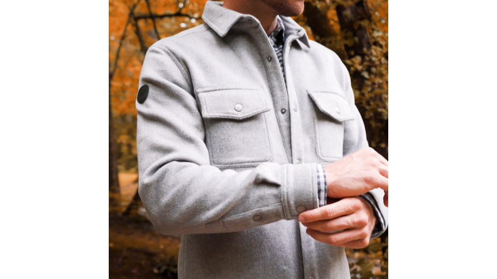 Mountain Khakis Dover Wool Shirtjac Classic Fit - Mens, Forest Moss, XXL, K73301FOREST MOSSXXL