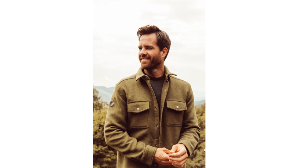 Mountain Khakis Dover Wool Shirtjac Classic Fit - Mens, Forest Moss, XXL, K73301FOREST MOSSXXL