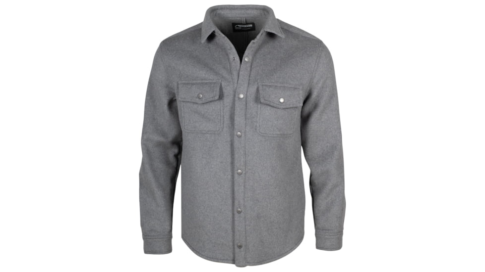 Mountain Khakis Dover Wool Shirtjac Classic Fit - Mens, Heather Grey, L, K73023HEATHER GREYL