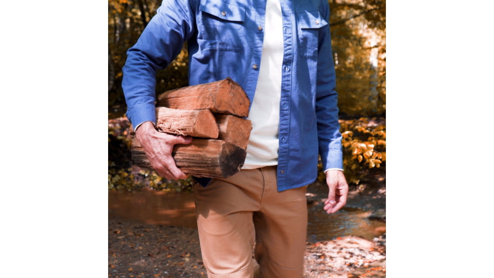 Mountain Khakis Hamilton Chamois Shirt Relaxed Fit - Mens, Faded Indigo, XL, K99409FADED INDIGOXL