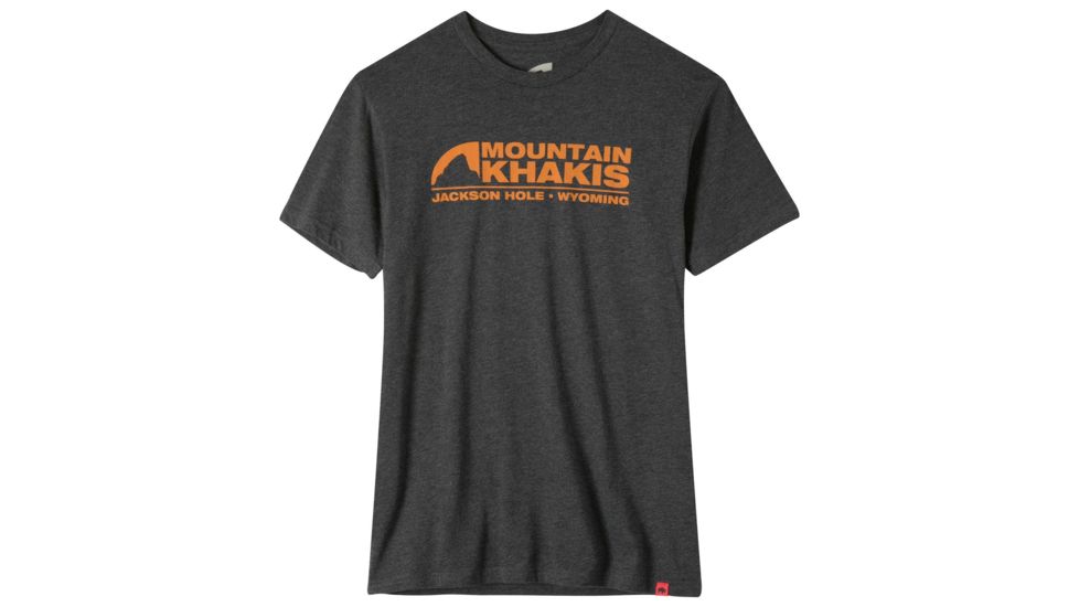 Mountain Khakis Logo T-Shirt - Mens, Charcoal Heather, Small 6845216000