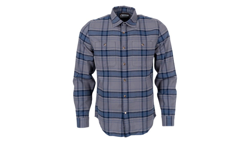 Mountain Khakis Nebo Long Sleeve Woven Shirt Classic Fit - Mens, Gunmetal, S, O87022GUNMETALS