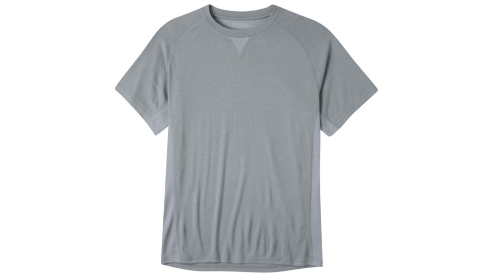 Mountain Khakis Rendezvous Micro Short Sleeve Crew - Men's-Smoke-Small